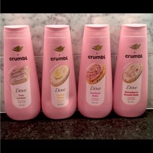 Dove x Crumbl Limited Edition Body Wash Bundle Lot Set